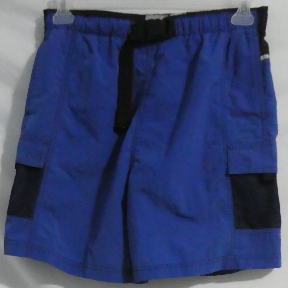 R&R SPORT | kids XL extra large | Blue Cargo Swim Shorts | NWOT